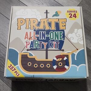 Pirate Birthday Party Supplies (Serves 24)